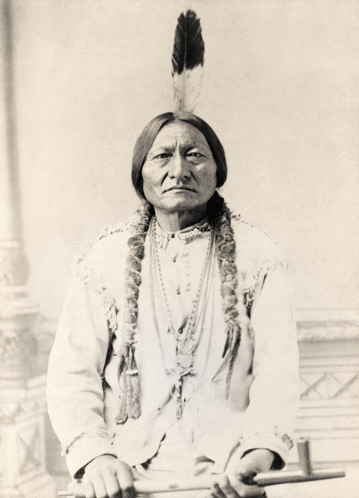 インディアン絵画【シッティングブルリーダー】 Sitting Bull